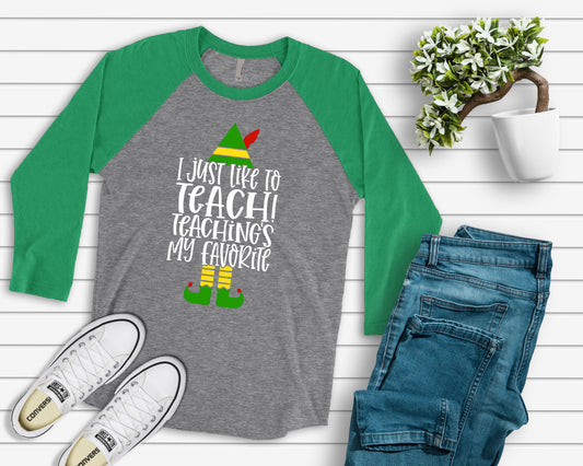 Elf Teacher Shirt