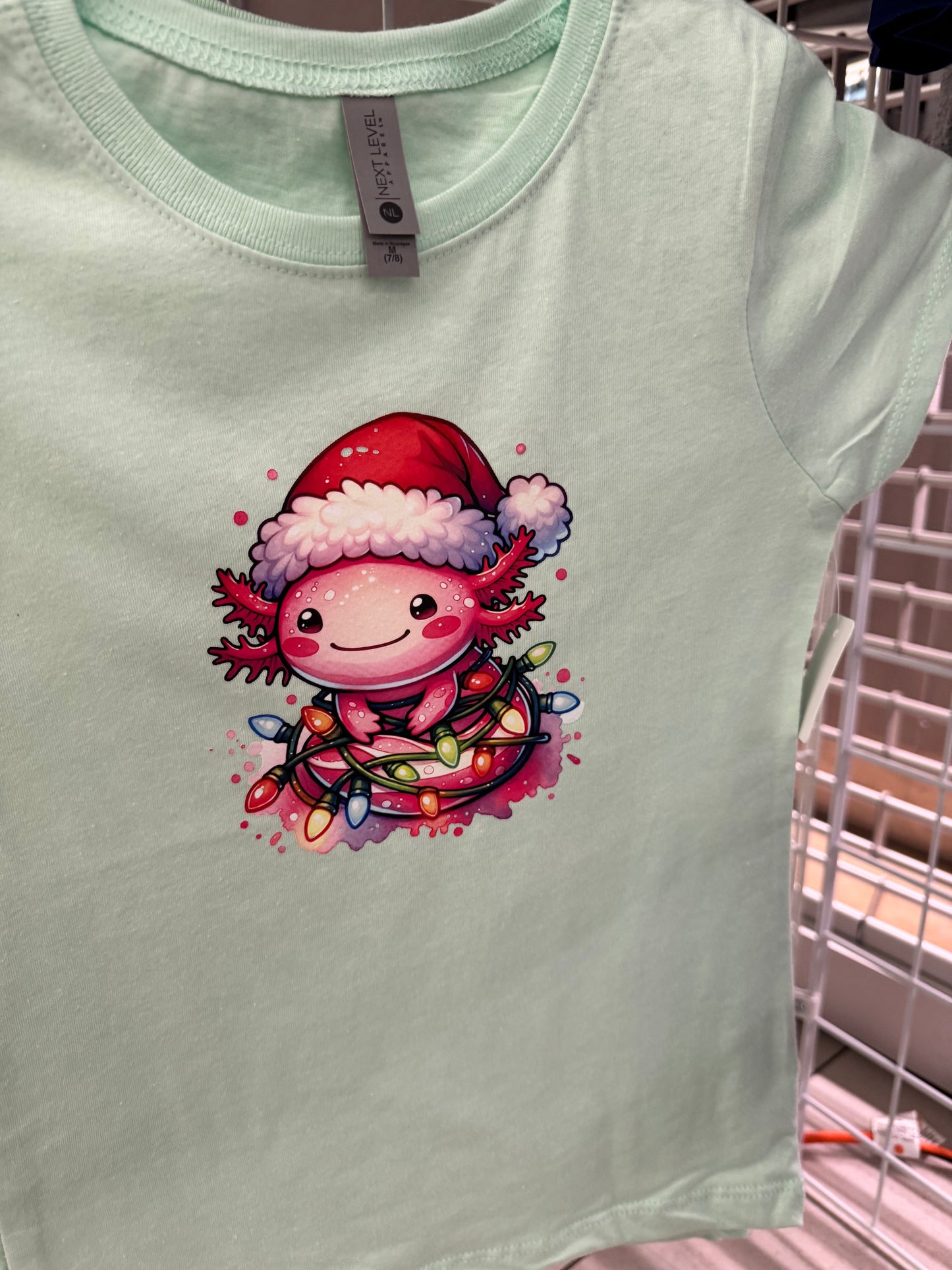 Axolotl Christmas Shirt - Youth