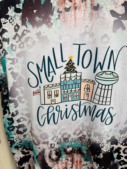 Small Town Christmas Animal Print Shirt