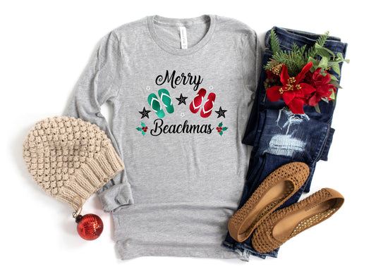 Merry Beachmas Short Sleeve Shirt