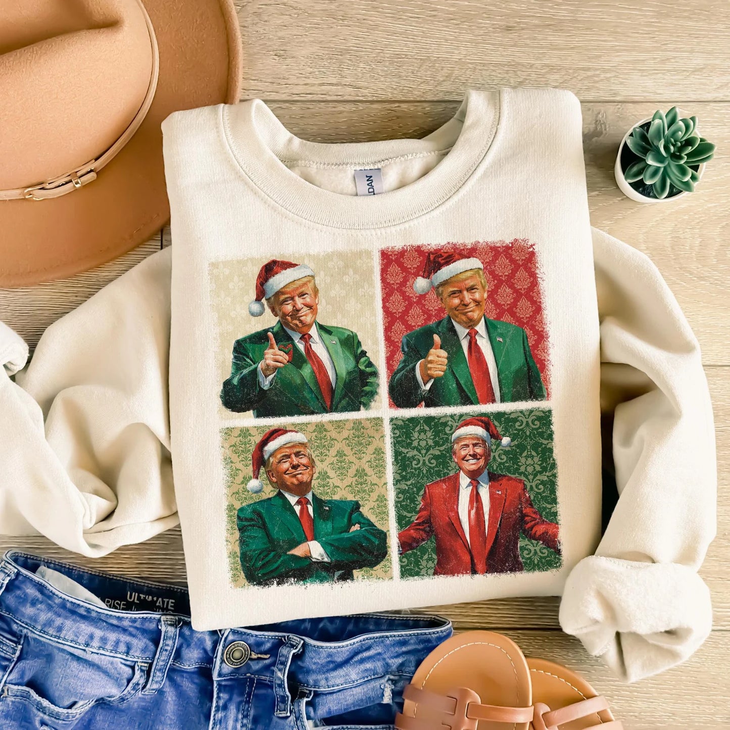 Trump Christmas Shirt Longsleeve